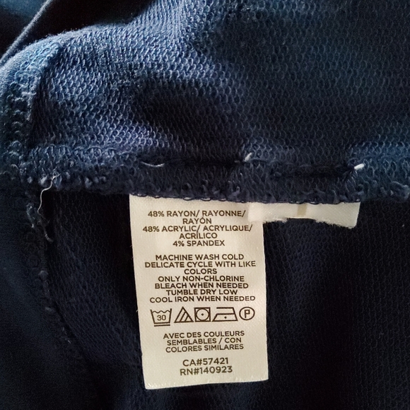 Lou & Grey Deep Blue Textured Fabric - Picture 8 of 8